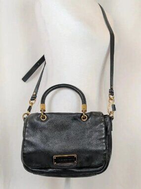 Marc by Marc Jacobs Black Leather Too Hot To Handle Satchel Bag